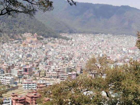 katmandú vista de la Ciudad